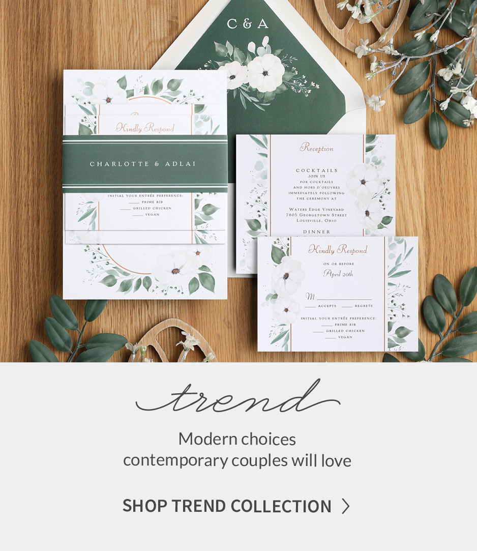 trend wedding banner